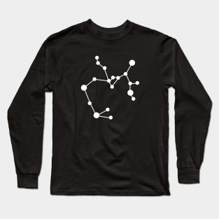 Zodiac sign Sagittarius constellation Long Sleeve T-Shirt